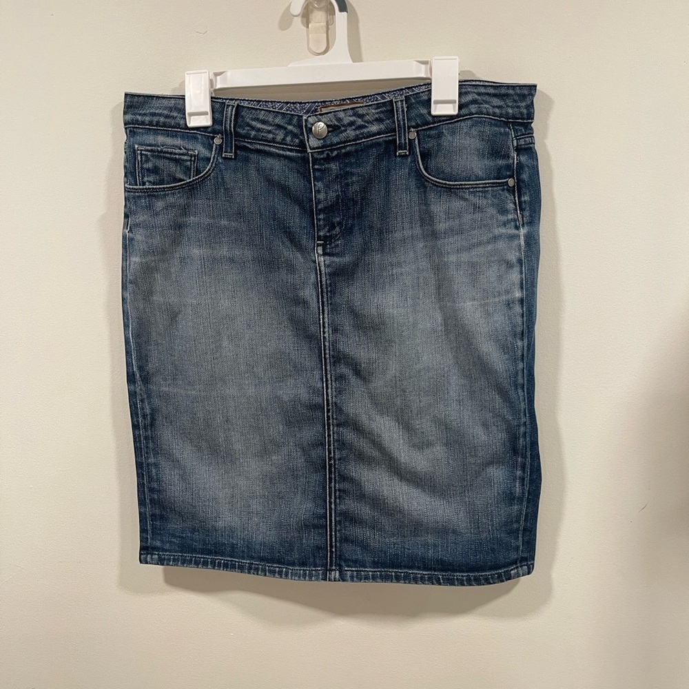 PAIGE Blue Denim Skirt